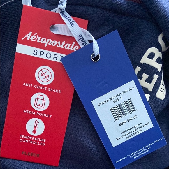 NWT Aeropostale Sport Fleece Lined Sweatpants - Picture 2 of 3